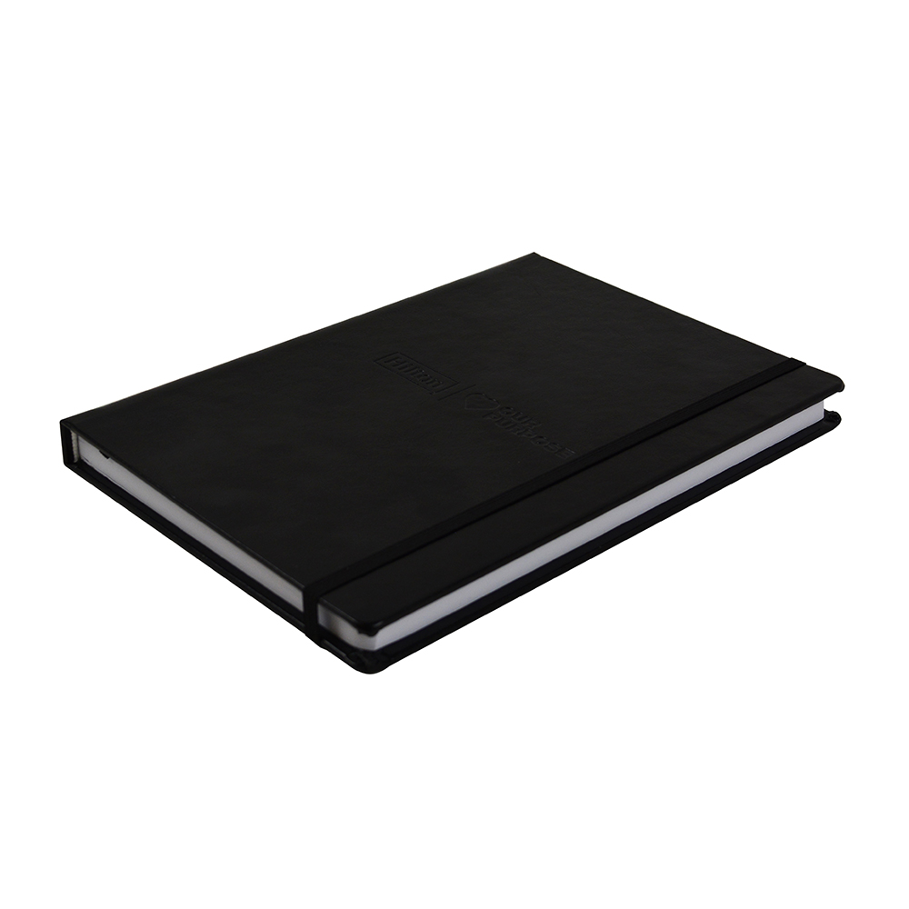 Black Leather A5 Notebook